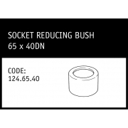 Marley Solvent Joint Socket Reducing Bush 65 x 40DN - 124.65.40